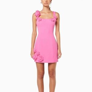 Elliatt Pink Floral Mini Dress